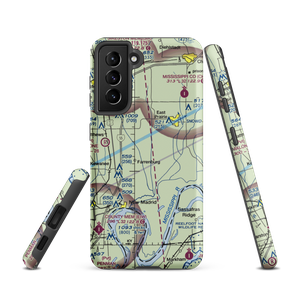 Henderson Mounds E B G Airport (MO57) VFR Sectional Samsung Phone Case