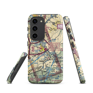 Hendersonville Airport (0A7) VFR Sectional Samsung Phone Case