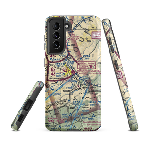 Hendersonville Airport (0A7) VFR Sectional Samsung Phone Case