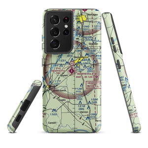 Henryetta Municipal Airport (F10) VFR Sectional Samsung Phone Case