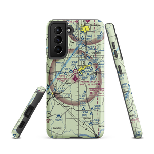 Henryetta Municipal Airport (F10) VFR Sectional Samsung Phone Case