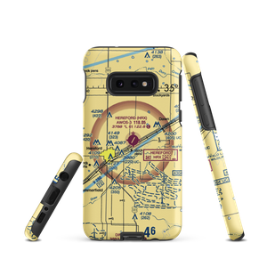 Hereford Municipal Airport (HRX) VFR Sectional Samsung Phone Case