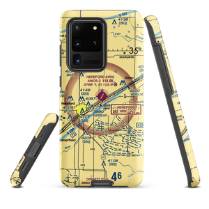 Hereford Municipal Airport (HRX) VFR Sectional Samsung Phone Case