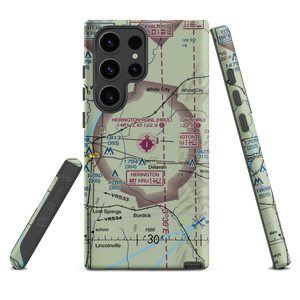 Herington Regional Airport (HRU) VFR Sectional Samsung Phone Case