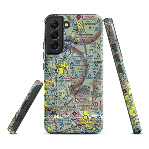 Hermitage Airport (PA22) VFR Sectional Samsung Phone Case