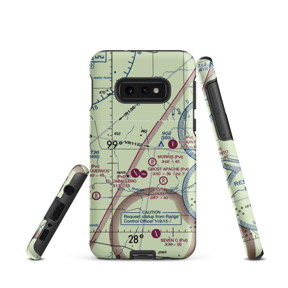 Herradura Lodge Airport (US-0061) VFR Sectional Samsung Phone Case Samsung Galaxy S10e model shown