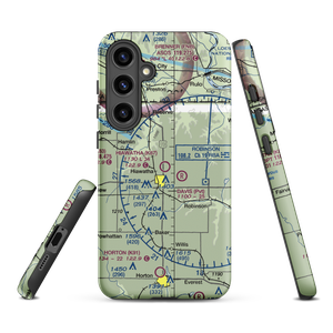 Hiawatha Municipal Airport (K87) VFR Sectional Samsung Phone Case