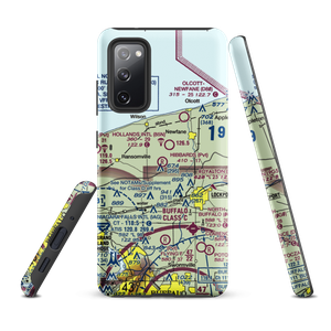 Hibbard's Airport (99NY) VFR Sectional Samsung Phone Case
