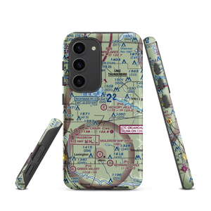 Hickory Hills Airport (10OK) VFR Sectional Samsung Phone Case