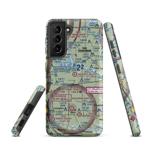 Hickory Hills Airport (10OK) VFR Sectional Samsung Phone Case