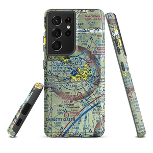 Hickory Regional Airport (HKY) VFR Sectional Samsung Phone Case
