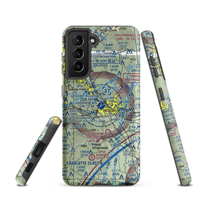 Hickory Regional Airport (HKY) VFR Sectional Samsung Phone Case