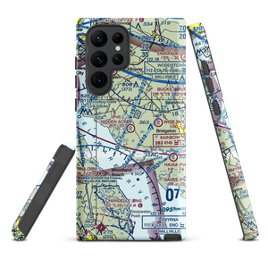 Hidden Acres Farm Airport (NJ84) VFR Sectional Samsung Phone Case