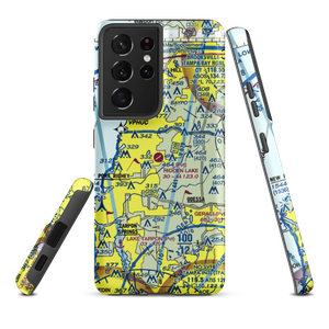 Hidden Lake Airport (FA40) VFR Sectional Samsung Phone Case