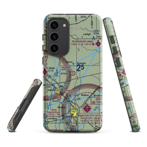 Hiebert Airfield (38KS) VFR Sectional Samsung Phone Case