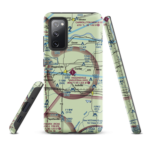 Higginsville Industrial Municipal Airport (HIG) VFR Sectional Samsung Phone Case