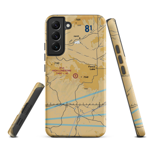 High Lonesome Airport (NM91) VFR Sectional Samsung Phone Case