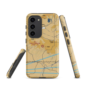 High Lonesome Airport (NM91) VFR Sectional Samsung Phone Case