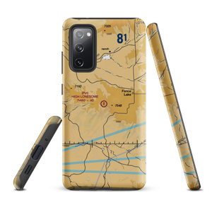 High Lonesome Airport (NM91) VFR Sectional Samsung Phone Case