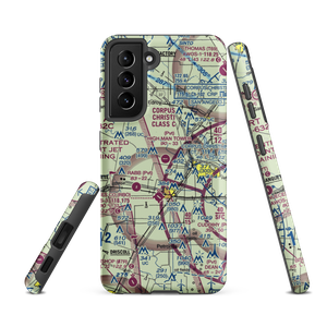 High Man Tower Airstrip (TE62) VFR Sectional Samsung Phone Case