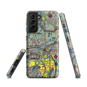 High Point Airport (3KS5) VFR Sectional Samsung Phone Case