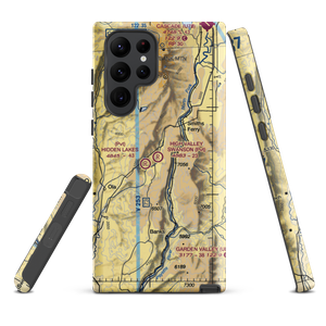 High Valley Swanson Airport (ID35) VFR Sectional Samsung Phone Case