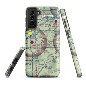 Highland Farm Airport (28KS) VFR Sectional Samsung Phone Case