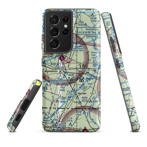 Hightower Areo Plantation Airport (67NC) VFR Sectional Samsung Phone Case