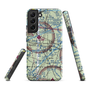 Hightower Areo Plantation Airport (67NC) VFR Sectional Samsung Phone Case