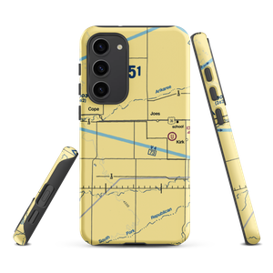 Hill Airport (CO81) VFR Sectional Samsung Phone Case