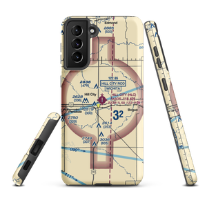 Hill City Municipal Airport (HLC) VFR Sectional Samsung Phone Case