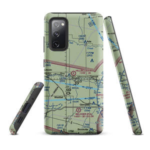 Hillbillies Airport (72KS) VFR Sectional Samsung Phone Case