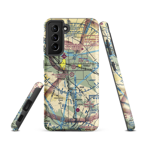 Hillcrest Farms Airport (WT01) VFR Sectional Samsung Phone Case