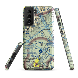 Hilldale Airport (78VA) VFR Sectional Samsung Phone Case