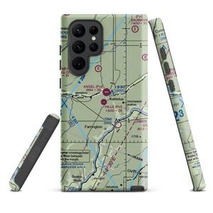 Hille-Kimp Airstrip (4WA6) VFR Sectional Samsung Phone Case