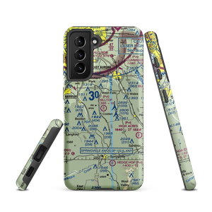 Hilltop Airport (3NY9) VFR Sectional Samsung Phone Case