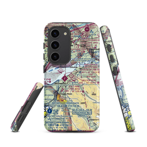 Hilltop Airport (AK24) VFR Sectional Samsung Phone Case