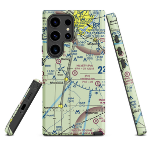 Hilvety Airport (5LL1) VFR Sectional Samsung Phone Case