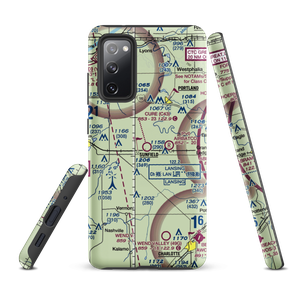 Hiram Cure Airport (C43) VFR Sectional Samsung Phone Case