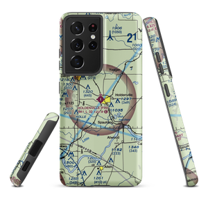 Holdenville Municipal Airport (F99) VFR Sectional Samsung Phone Case