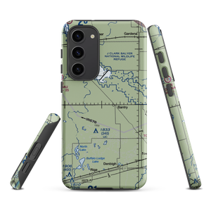 Holen Aerial Spray Airstrip (NA25) VFR Sectional Samsung Phone Case