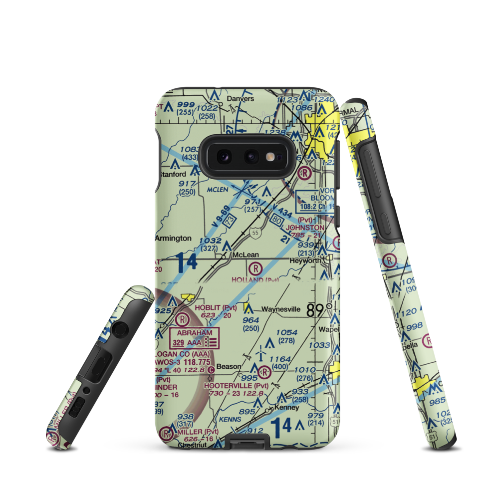 Holland Field (1IL9) VFR Sectional Samsung Phone Case Samsung Galaxy S10e model shown