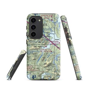 Hollis Clark Bay Seaplane Base (HYL) VFR Sectional Samsung Phone Case