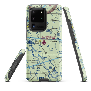 Holly Grove Municipal Airport (2A6) VFR Sectional Samsung Phone Case