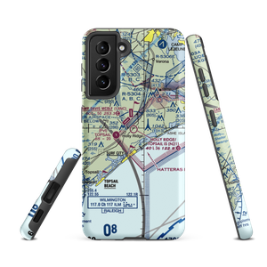 Holly Ridge/Topsail Island Airport (N21) VFR Sectional Samsung Phone Case
