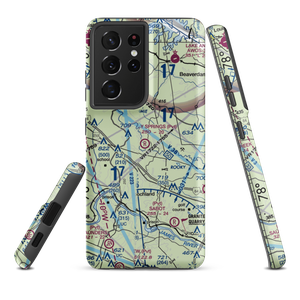 Holly Springs Airport (80VA) VFR Sectional Samsung Phone Case