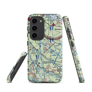 Holly Springs Airport (80VA) VFR Sectional Samsung Phone Case