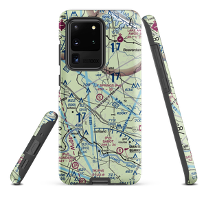 Holly Springs Airport (80VA) VFR Sectional Samsung Phone Case