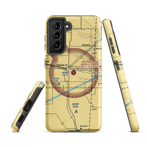 Holyoke Airport (HEQ) VFR Sectional Samsung Phone Case