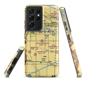 Holzfaster's Airport (4NE9) VFR Sectional Samsung Phone Case